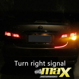Universal Boot/Trunk LED Strip Light - Red/Amber maxmotorsports