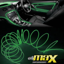 Load image into Gallery viewer, Universal Car Interior Ambient Neon Strip Light - Green maxmotorsports
