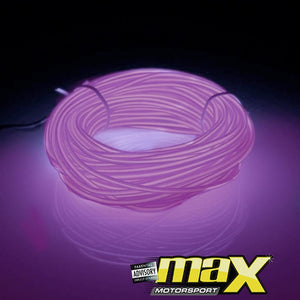 Universal Car Interior Ambient Neon Strip Light - Purple maxmotorsports