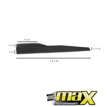 Load image into Gallery viewer, Universal Carbon Look Long Side Skirt Splitters / Extensions maxmotorsports
