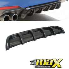 Load image into Gallery viewer, Universal Carbon Look Plastic Rear Bumper Diffuser maxmotorsports
