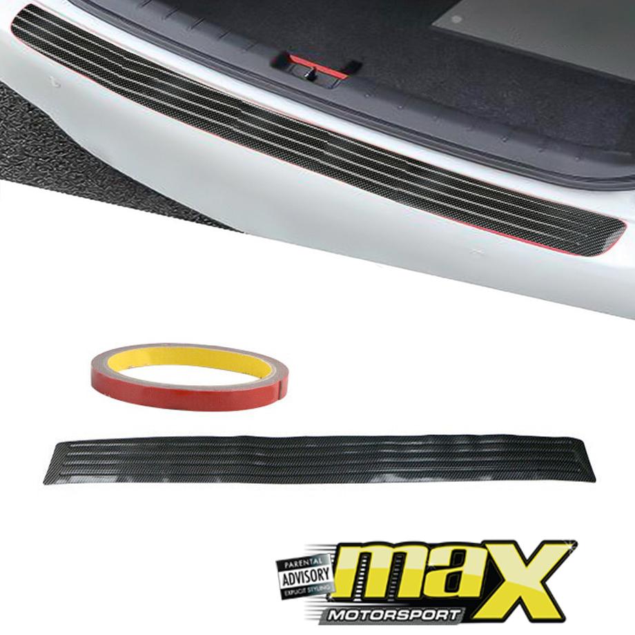 Universal Carbon Look Rubber Boot Protector Strip maxmotorsports