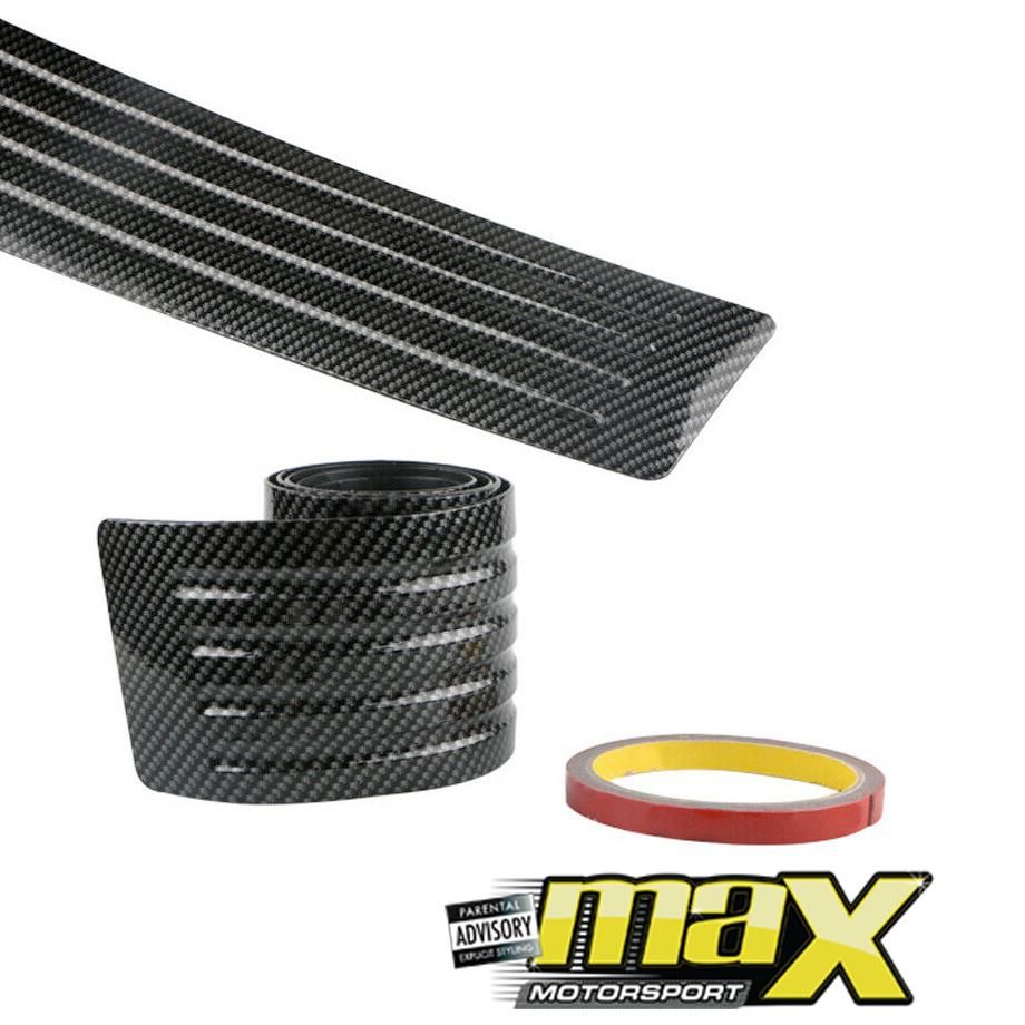 Universal Carbon Look Rubber Boot Protector Strip maxmotorsports