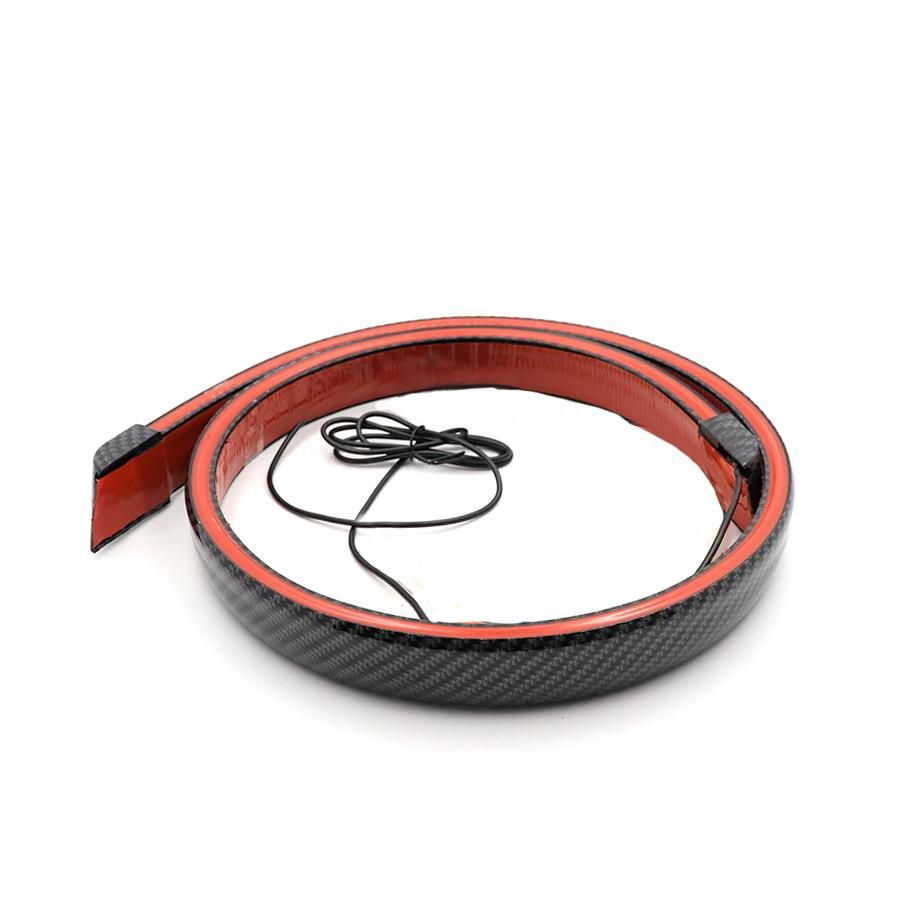 Universal Carbon Look Rubber Boot Spoiler With LED Brake Light – Max ...