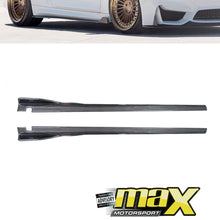 Load image into Gallery viewer, Universal Carbon Look Side Skirt Extensions maxmotorsports
