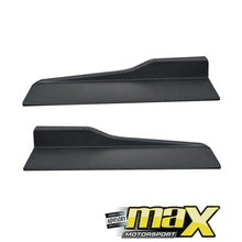 Load image into Gallery viewer, Universal Carbon Look Side Skirt Splitters / Extensions maxmotorsports
