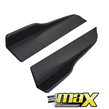 Load image into Gallery viewer, Universal Carbon Look Side Skirt Splitters / Extensions maxmotorsports
