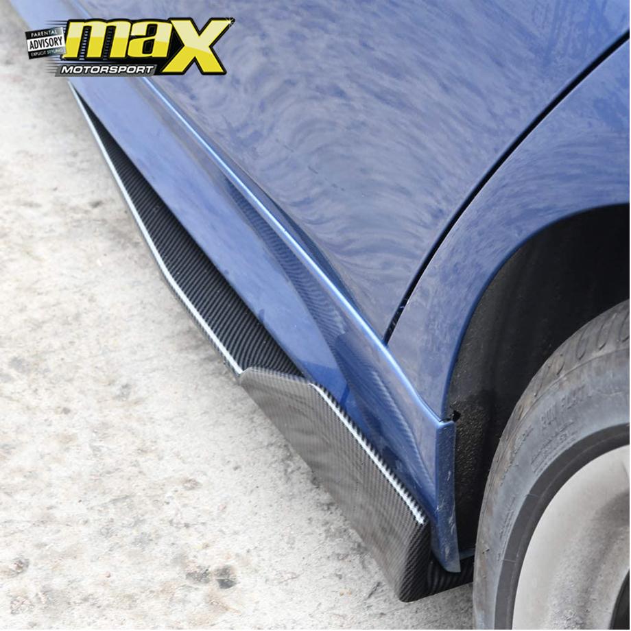 Universal Carbon Look Side Skirts Extensions 1.18m maxmotorsports