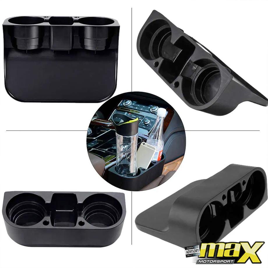 Universal Double Cup Side Pocket Holder Max Motorsport