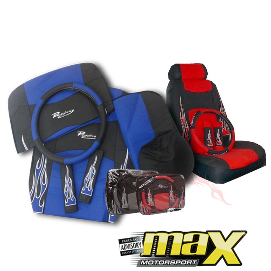 Universal Flame Seat Covers maxmotorsports