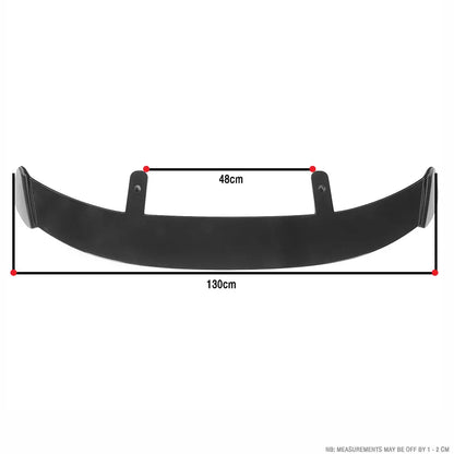 Universal GT Style Gloss Black Hatchback Roof Spoiler Max Motorsport