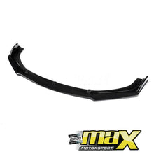 Load image into Gallery viewer, Universal Gloss Black 3-Piece Front Spoiler - Type B maxmotorsports
