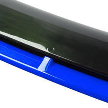Load image into Gallery viewer, Universal Gloss Black 4-Piece Front Spoiler With Blue Lip maxmotorsports
