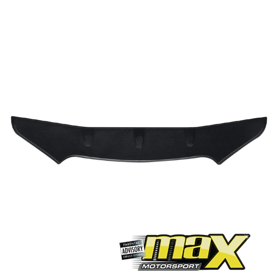 Universal Gloss Black Middle Lip Front Spoiler maxmotorsports