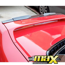 Load image into Gallery viewer, Universal Gloss Black Rubber Boot &amp; Roof Spoiler With Extensions maxmotorsports
