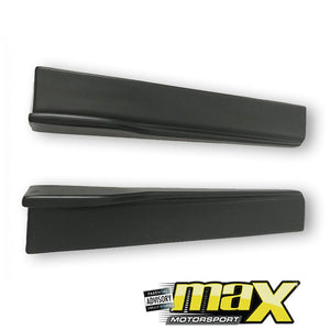 Universal Gloss Black Side Skirt Splitters / Extensions maxmotorsports