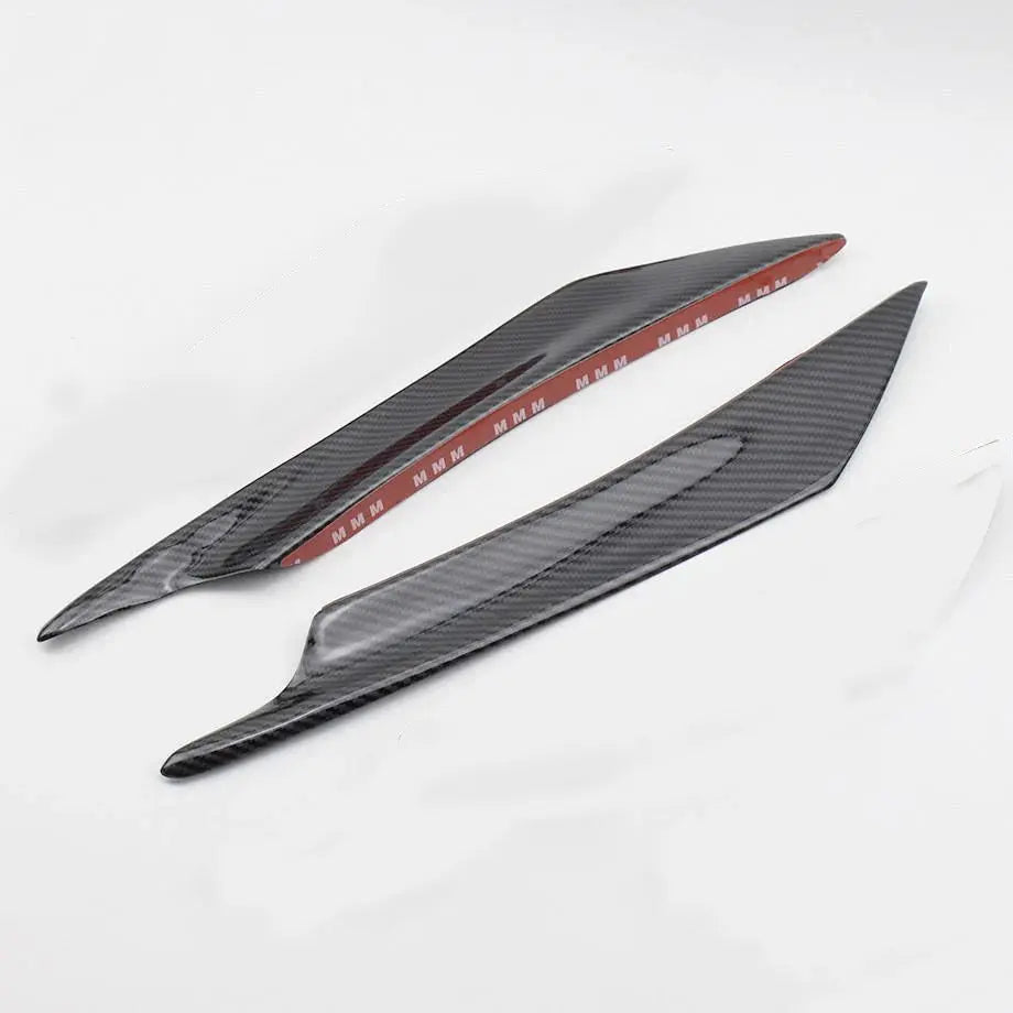 Universal Gloss Carbon Fibre Bumper Canards maxmotorsports