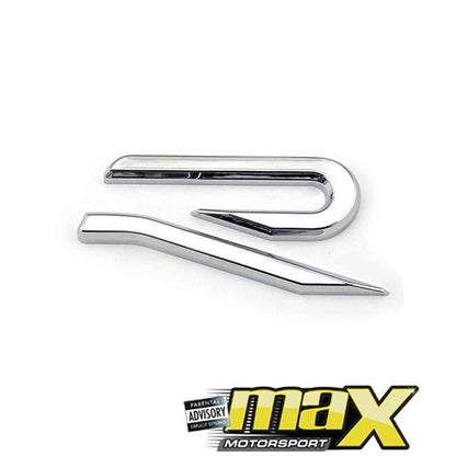 Universal Golf 8 Style Badge-Chrome maxmotorsports