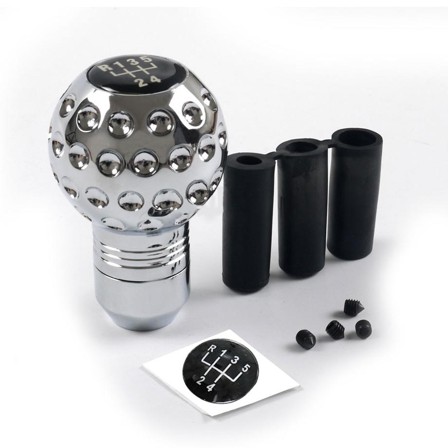 Universal Golf Ball Style Gear Knob (Chrome) maxmotorsports