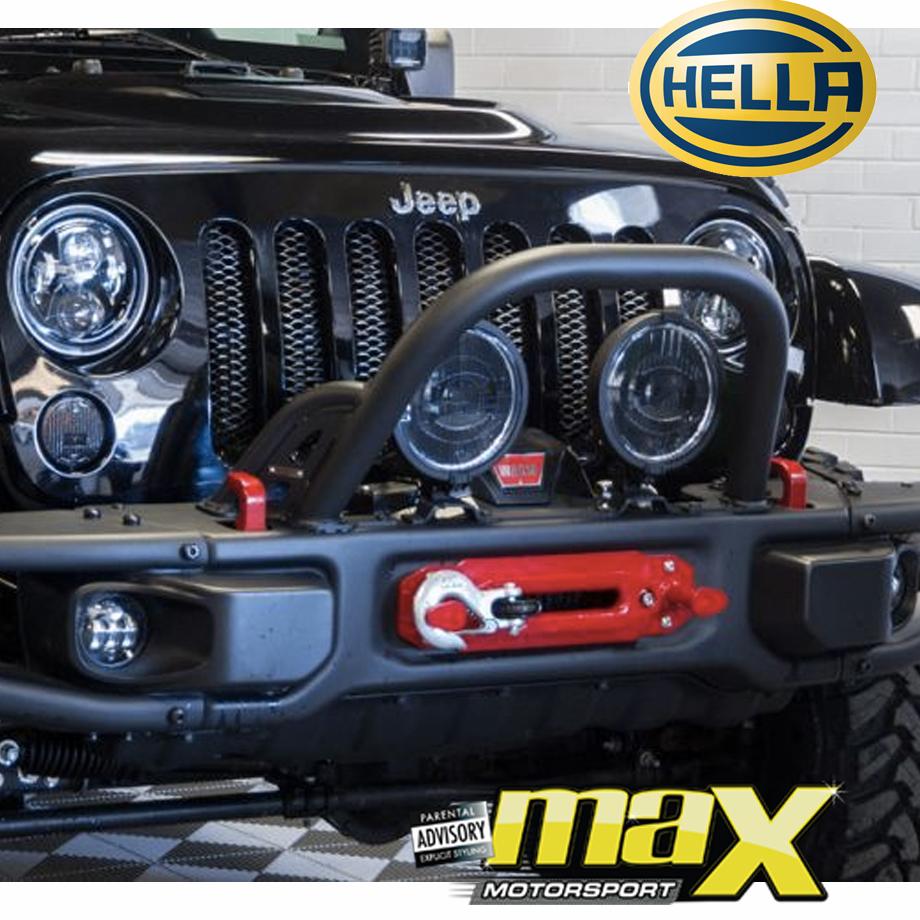 Universal Hella Comet 500 Black Magic Spotlamps (Pair) Max Motorsport