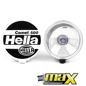 Universal Hella Comet 500 Black Magic Spotlamps (Pair) – Max Motorsport