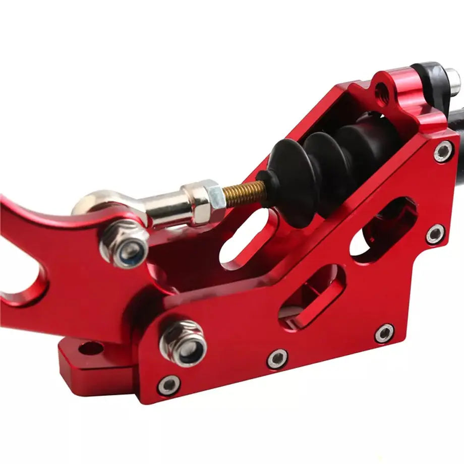 Universal Hydraulic Drift Racing Hand Brake With Oil Reservoir - Red maxmotorsports