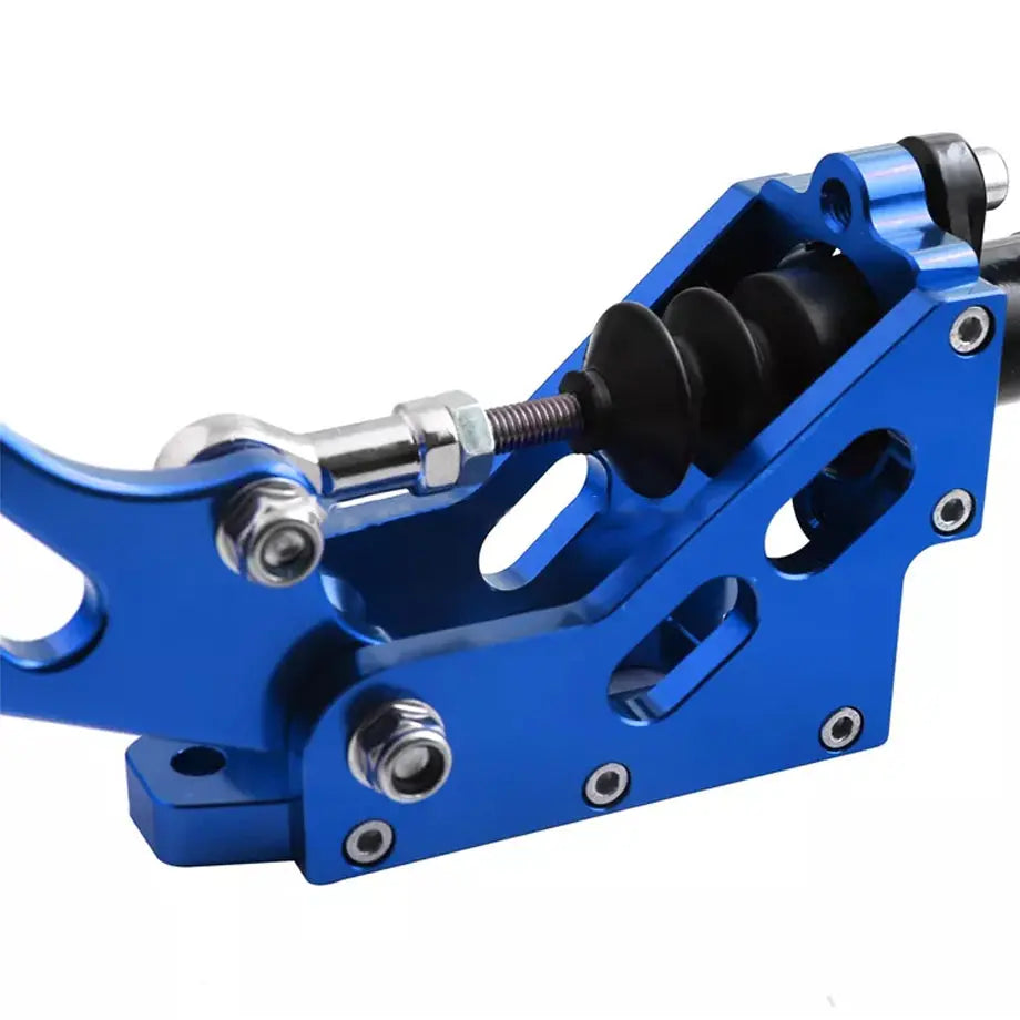 Universal Hydraulic Drift Racing Hand Brake With Reservoir - Blue maxmotorsports