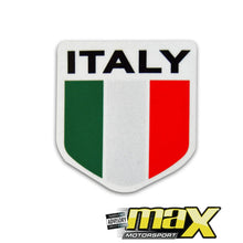 Load image into Gallery viewer, Universal Italy Shield Vinyl Sticker maxmotorsports
