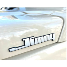 Load image into Gallery viewer, Universal Jimny Retro Logo Badge (Silver) Max Motorsport
