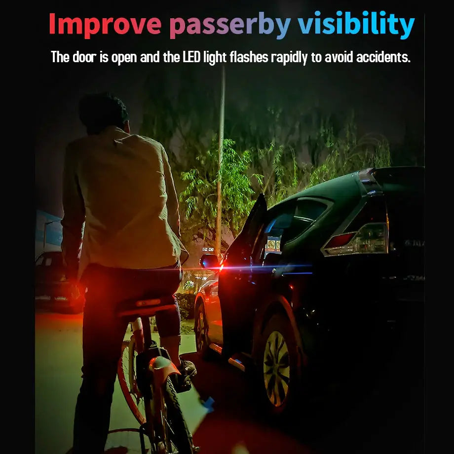 Universal LED Car Door Warning Light (Red) Max Motorsport