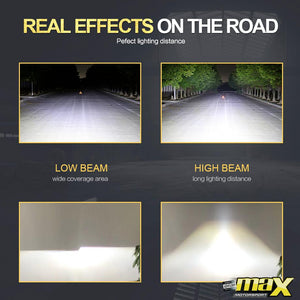 Universal LED Projector Lens Headlight Bulb (H4) maxmotorsports