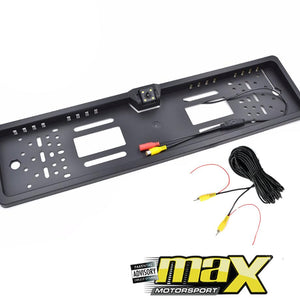 Universal Number Plate Holder With Built-In Rearview Camera maxmotorsports