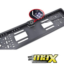 Load image into Gallery viewer, Universal Number Plate Holder With Built-In Rearview Camera maxmotorsports
