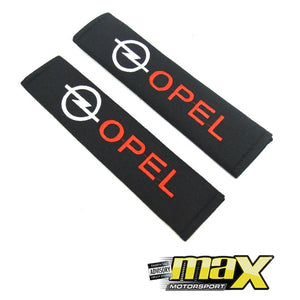 Universal Opel Racing Seatbelt Pads (Cloth) maxmotorsports