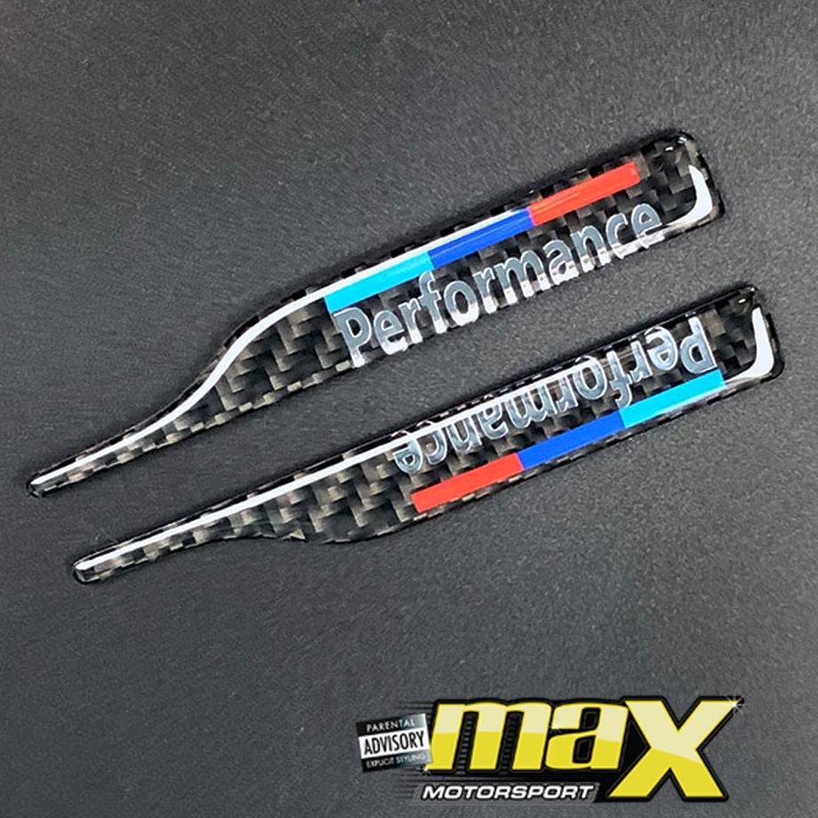Universal Performance Carbon Fibre Side Mirror Badge maxmotorsports
