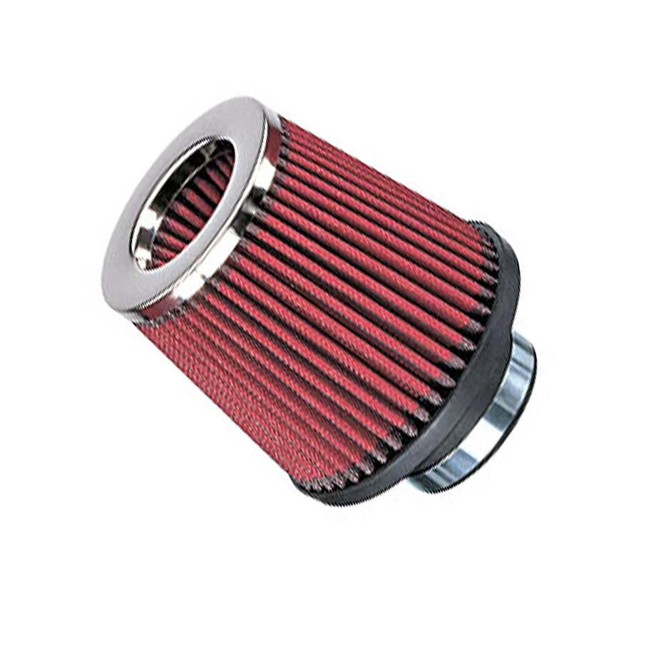 Universal Performance Cone Air Filter - 76mm (Red) maxmotorsports