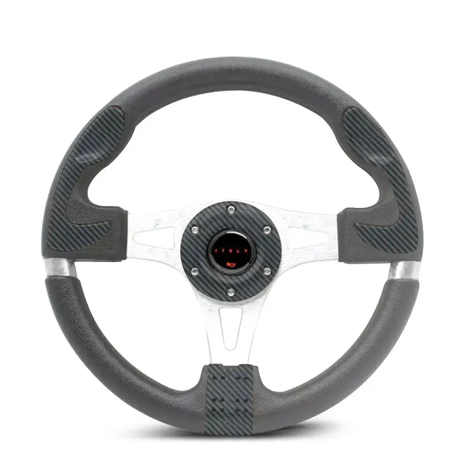 Universal Racing Style Steering Wheel - Carbon Look – Max Motorsport
