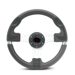 Universal Racing Style Steering Wheel - Carbon Look Max Motorsport