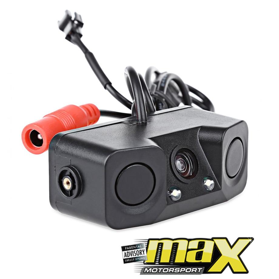 Universal Rear View Camera With Parking Sensors – Max Motorsport