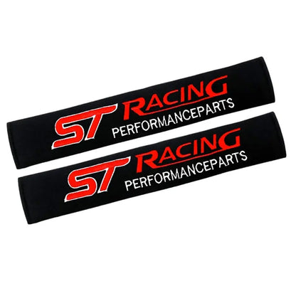 Universal ST Racing Seatbelt Pads (Cloth) maxmotorsports