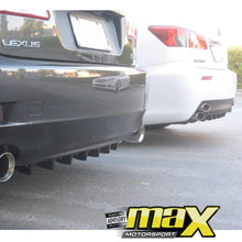 Load image into Gallery viewer, Universal Shark Fin 7 Wing Carbon Look Rear Bumper Diffuser maxmotorsports
