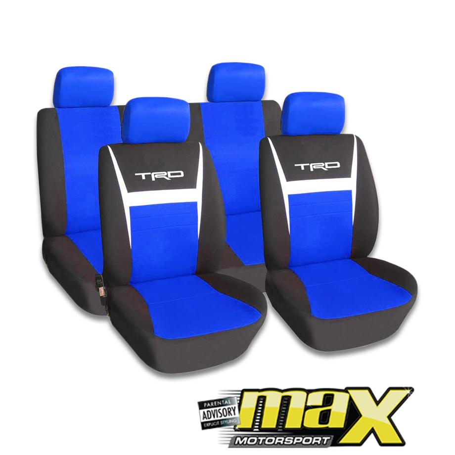 Universal TRD Car Seat Covers - 8 Piece maxmotorsports