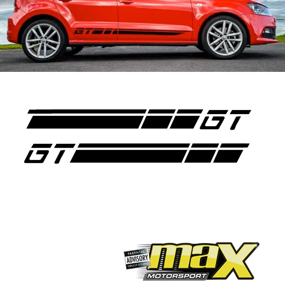 Universal VW Polo GT Stripe Sticker Kit maxmotorsports