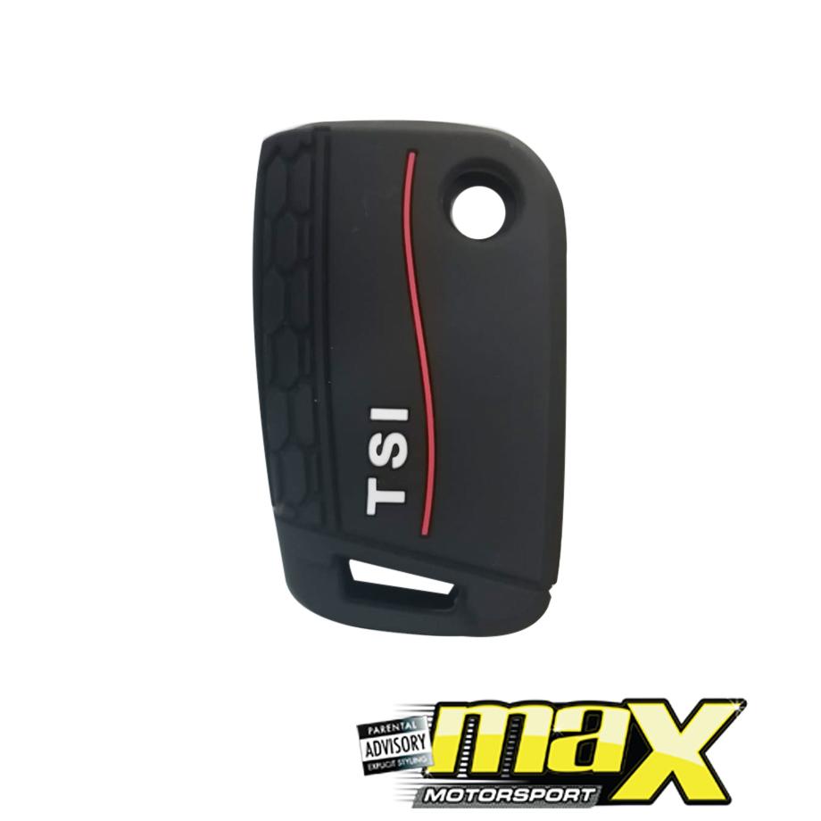 Universal VW TSI Silicone Key Protection Cover With Key Ring maxmotorsports