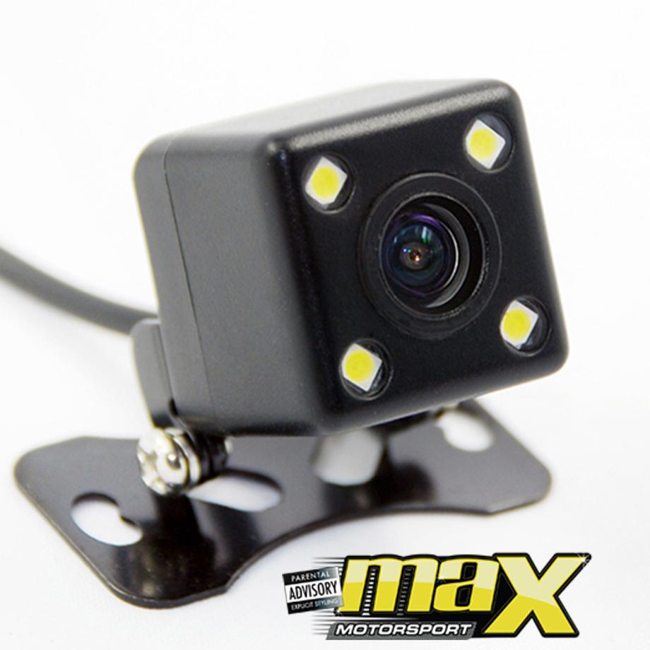 Universal Vehicle Rear View Camera With LEDs maxmotorsports