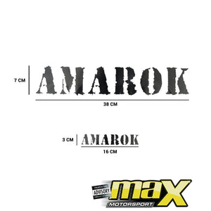 VW Amarok Sticker Kit maxmotorsports