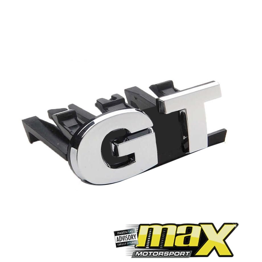 VW GT Chrome Grille Badge Max Motorsport