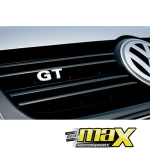 VW GT Chrome Grille Badge Max Motorsport