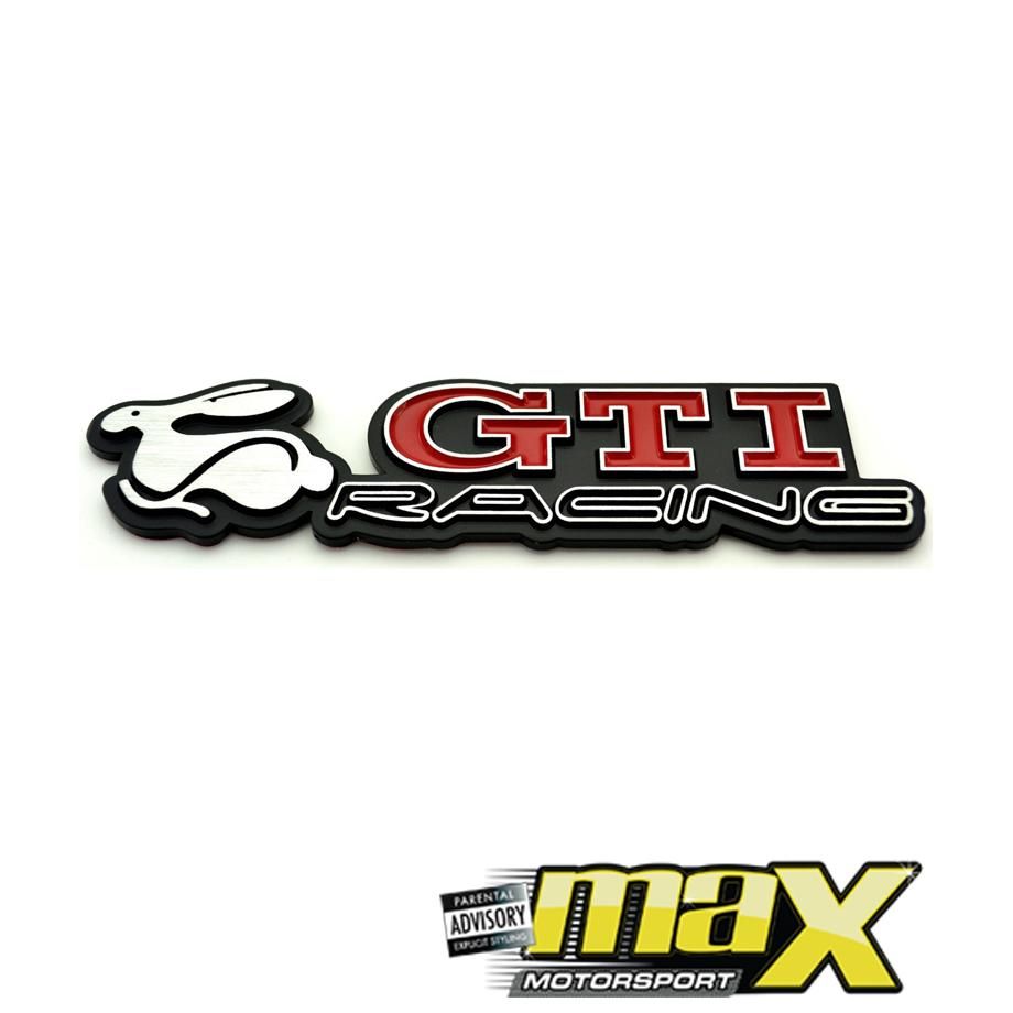 VW GTI Racing Badge maxmotorsports