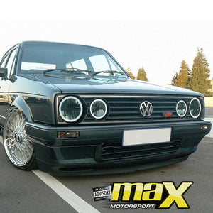 VW Golf 1 CCFL Smoked Angel Eye Headlights (Inners & Outers) maxmotorsports